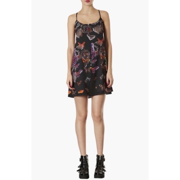 Topshop butterfly dress Clearance